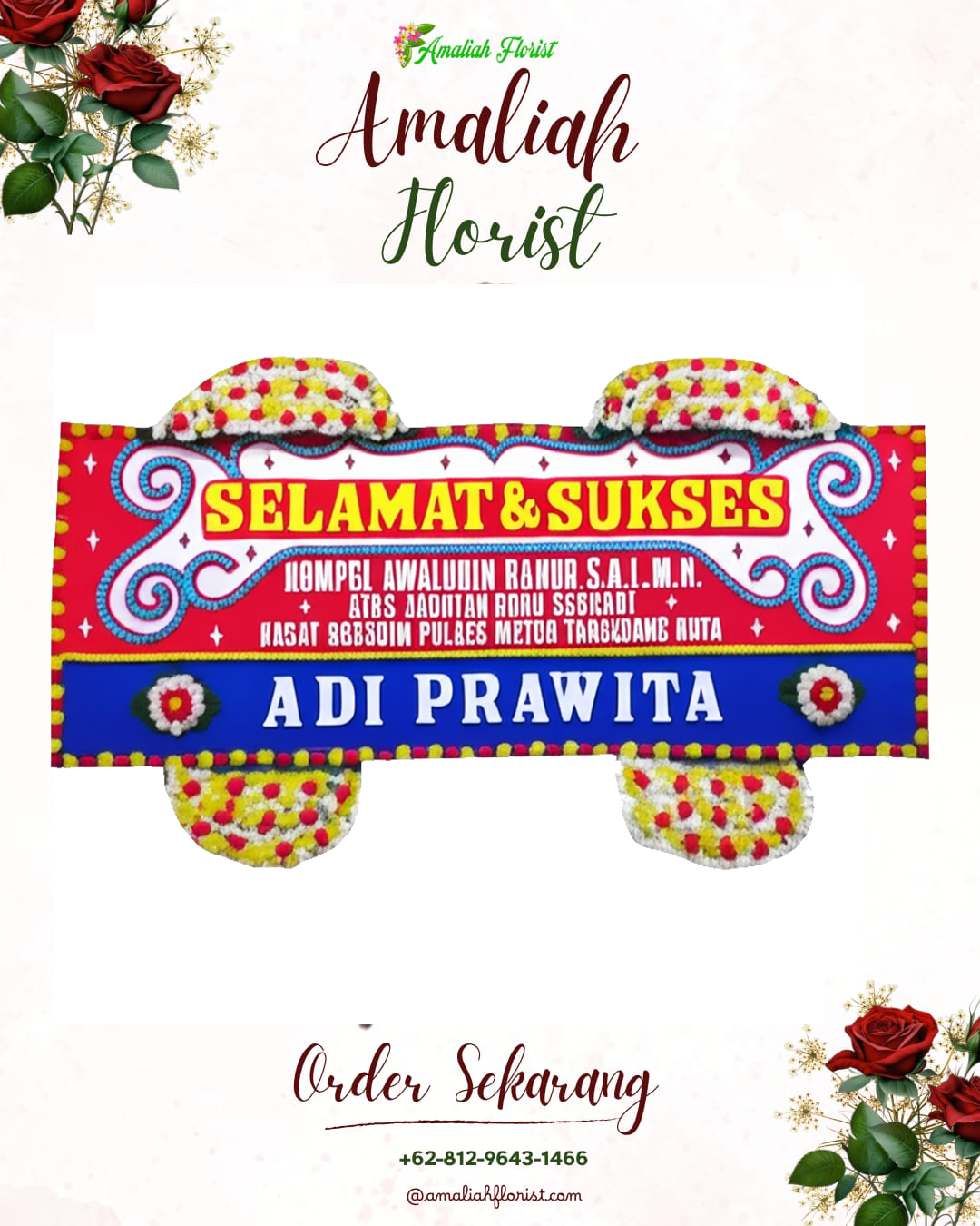 Papan Bunga Ucapan Selamat Juwangi