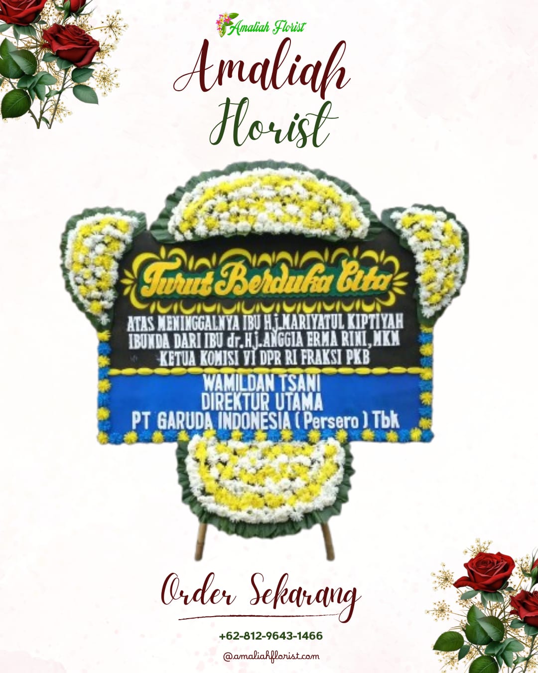 Papan Bunga Duka Juwangi